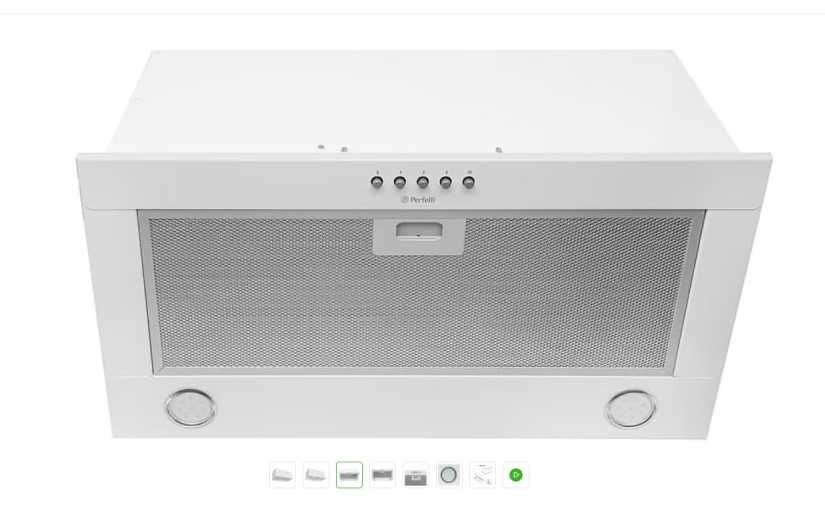 Витяжка вбудована Perfelli BI 6812 W LED