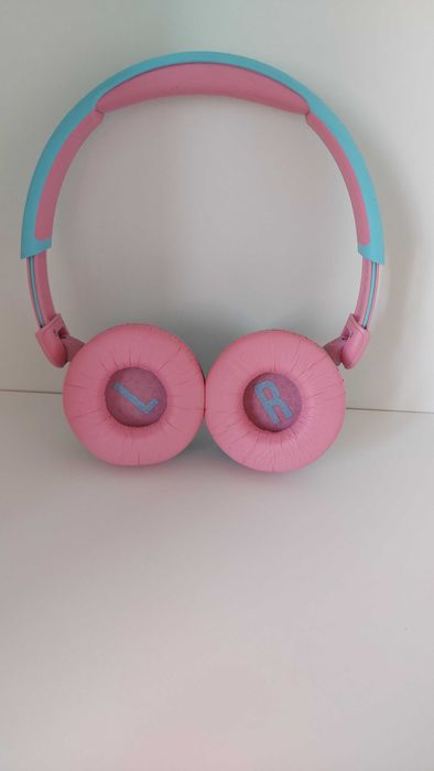 Słuchawki JBL bezprzewodowe różowo-niebieskie