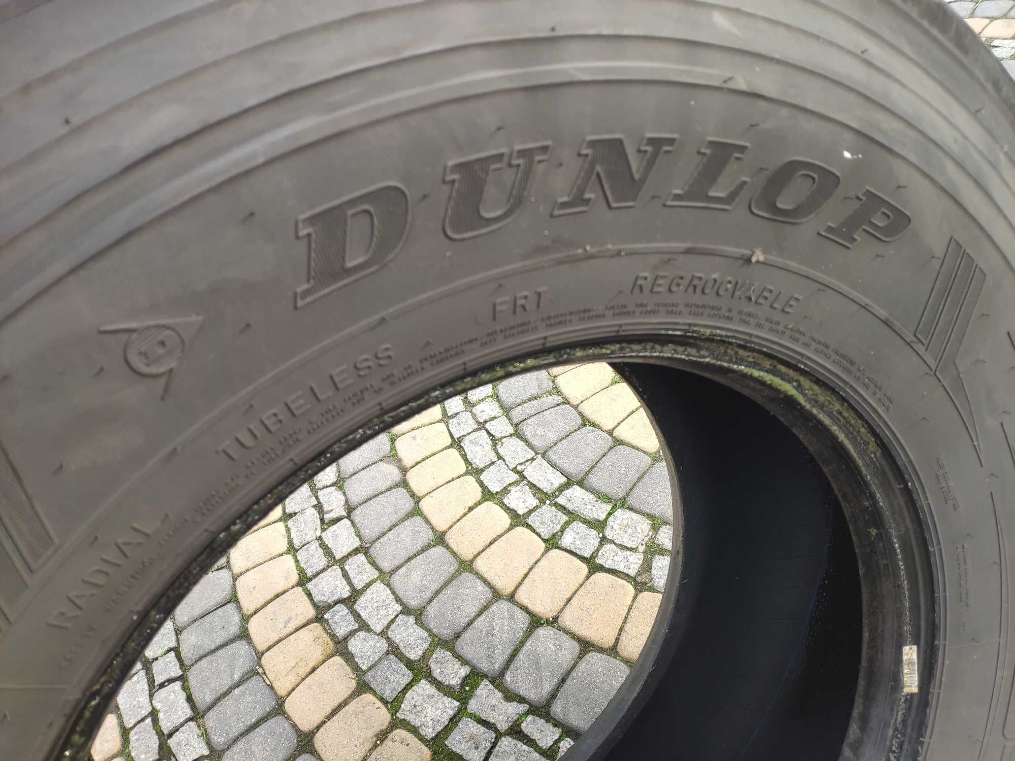 Opona Opony 385/65R22,5 " DUNLOP SP 246 247 naczepa przyczepa komplet