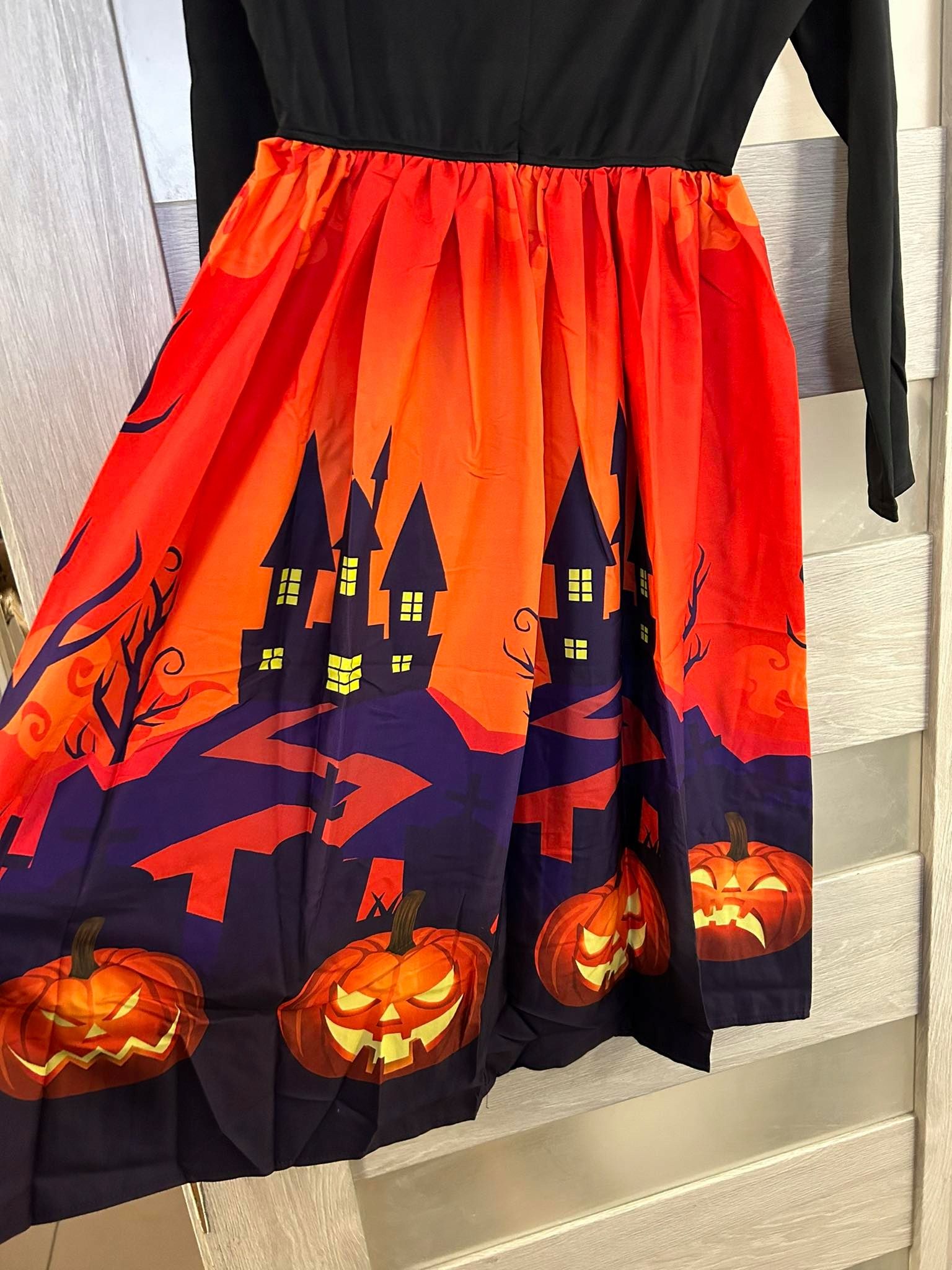 Cosplay dla dorosłych Bajkowa sukienka na Halloween dynie rozmiar M