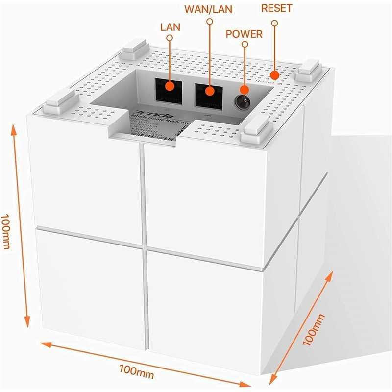 MESH Tenda nova MW6 (1)  + MW3 (3)