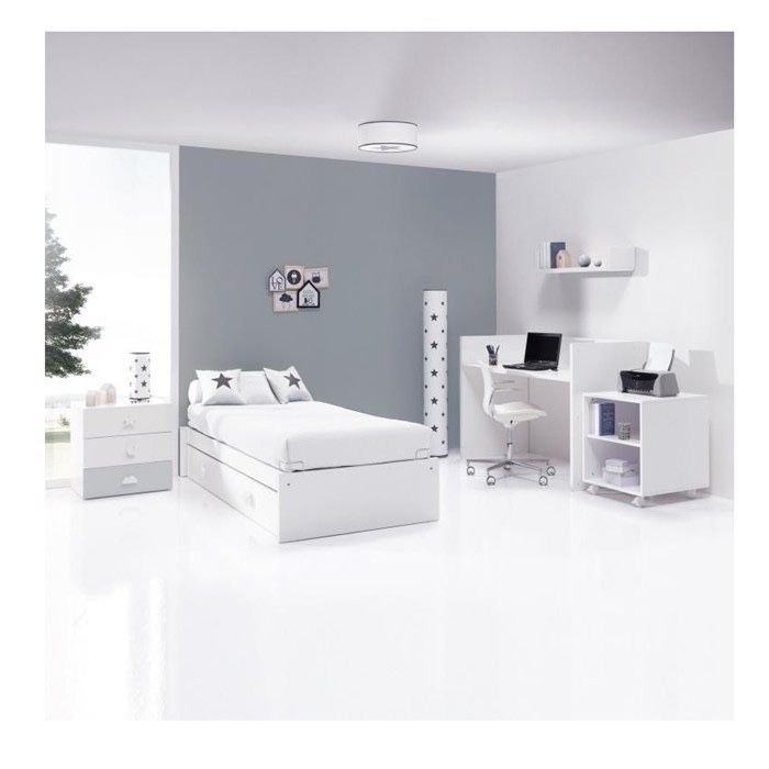 Cama convertivel Alondra Sero Bubble Grey