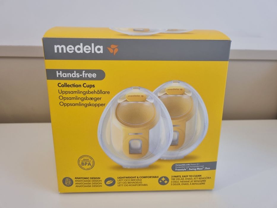 Podwójny zestaw kolektorów Medela Hands free 21 i 24 mm