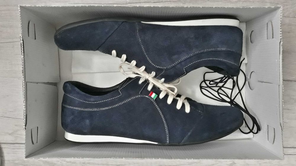 Męskie buty PAKO LORENTE rozmiar 40 - Zamsz