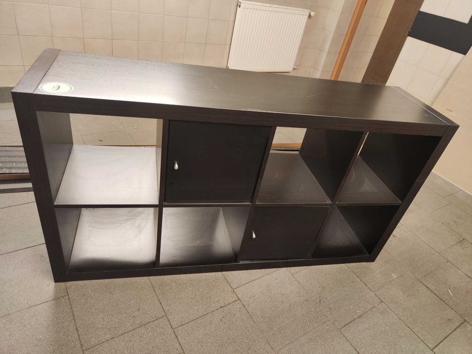 Kallax Ikea 4x2 czarnybrąz 79x149cm