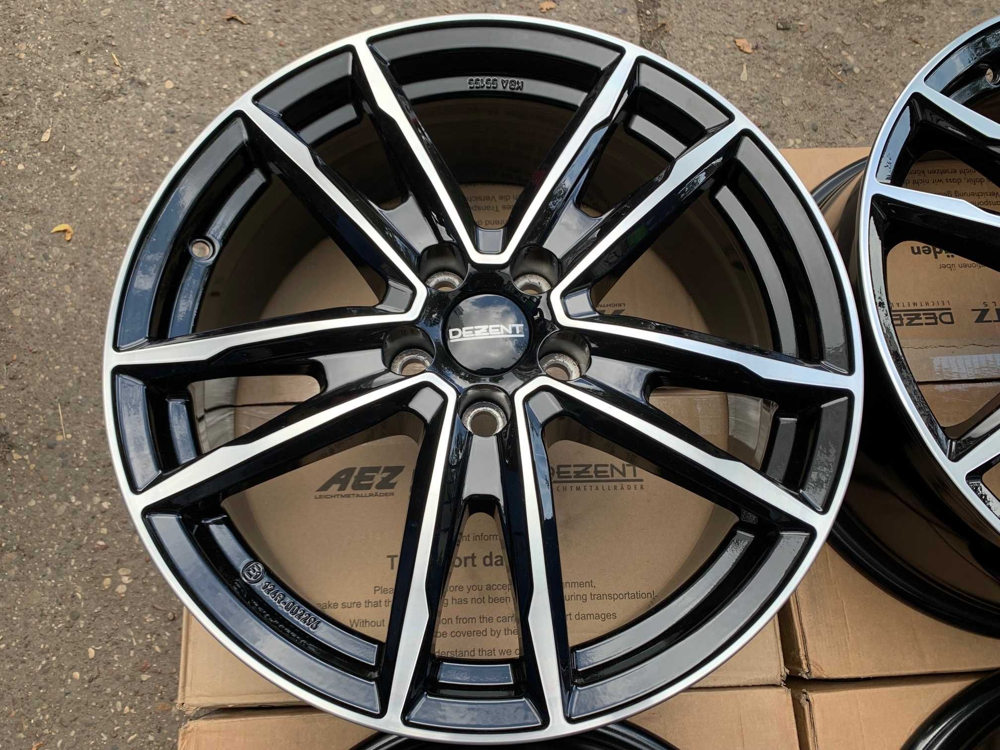4x felgi DEZENT KF dark 18 rozstaw 5x108 ET 49 PEUGEOT 5008 CITROEN C5
