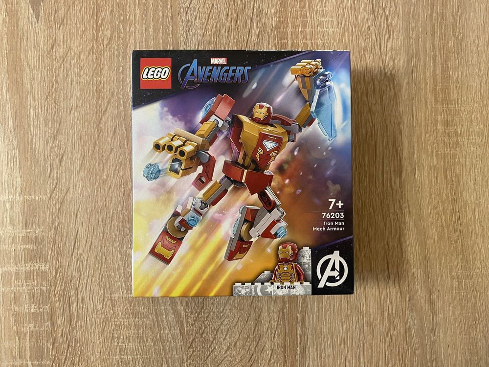 Nowe LEGO MARVEL 76203 Mechaniczna Zbroja Iron Mana Okazja!