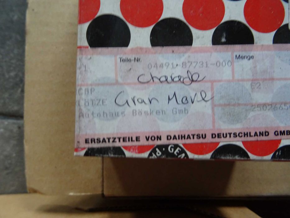 Klocki Hamulcowe Przód Daihatsu Charade