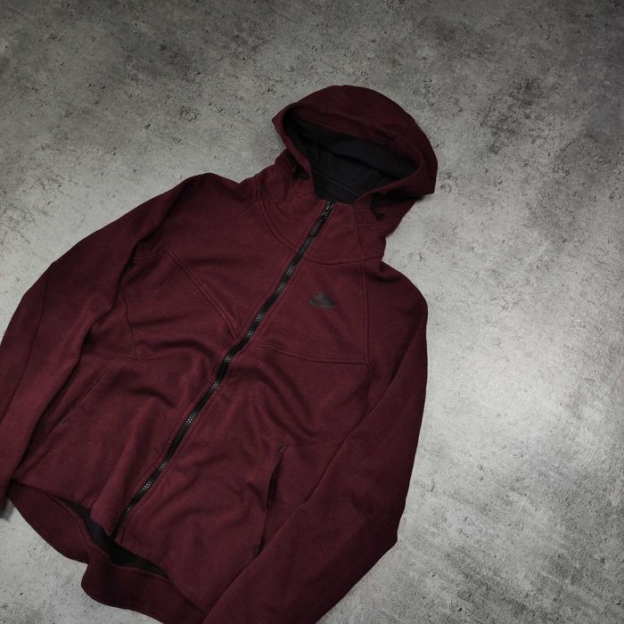 DAMSKA Bluza z Kapturem Rozpinana Hoodie Drill Nike Tech Fleece Logo