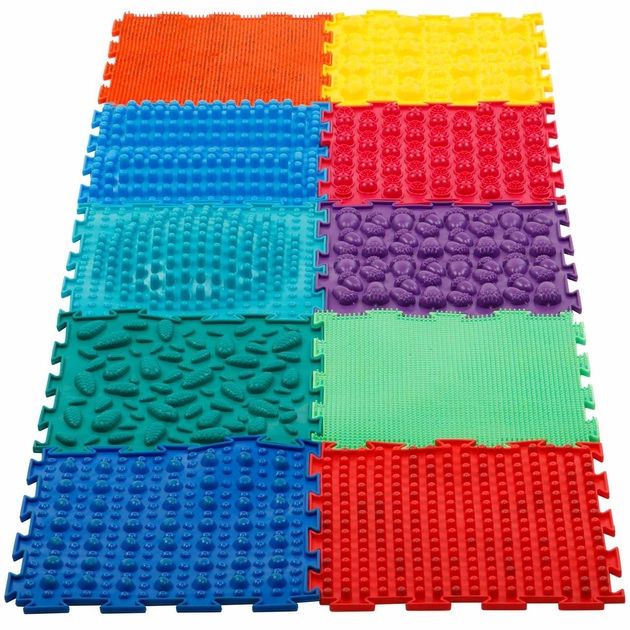 Масажний ортопедичний килимок-пазл Stopafit 4-10 модулів