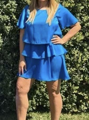 Vestido azul zara
