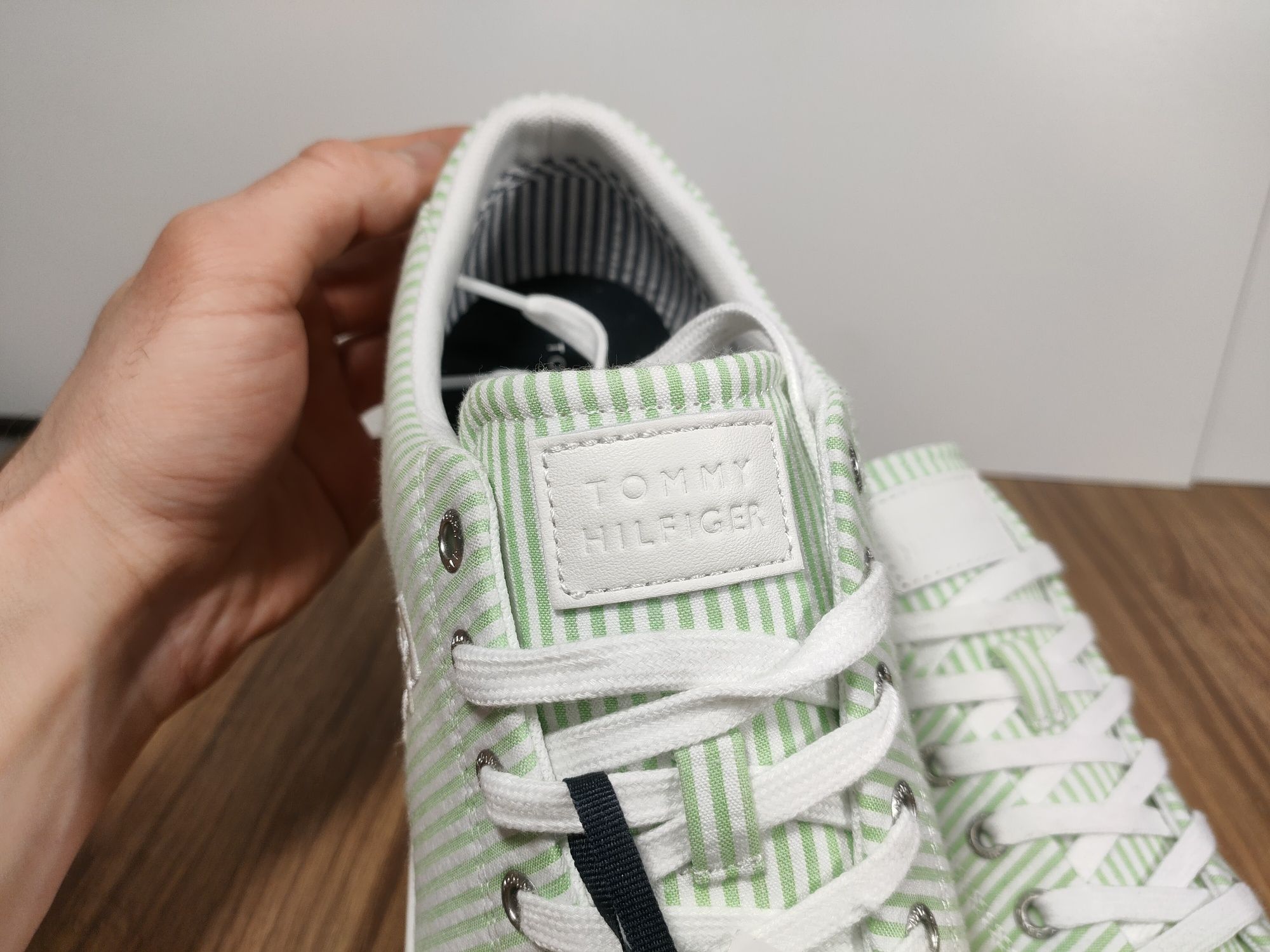 Trampki Tommy Hilfiger męskie sneakersy Street Low Sersucker 44 28cm