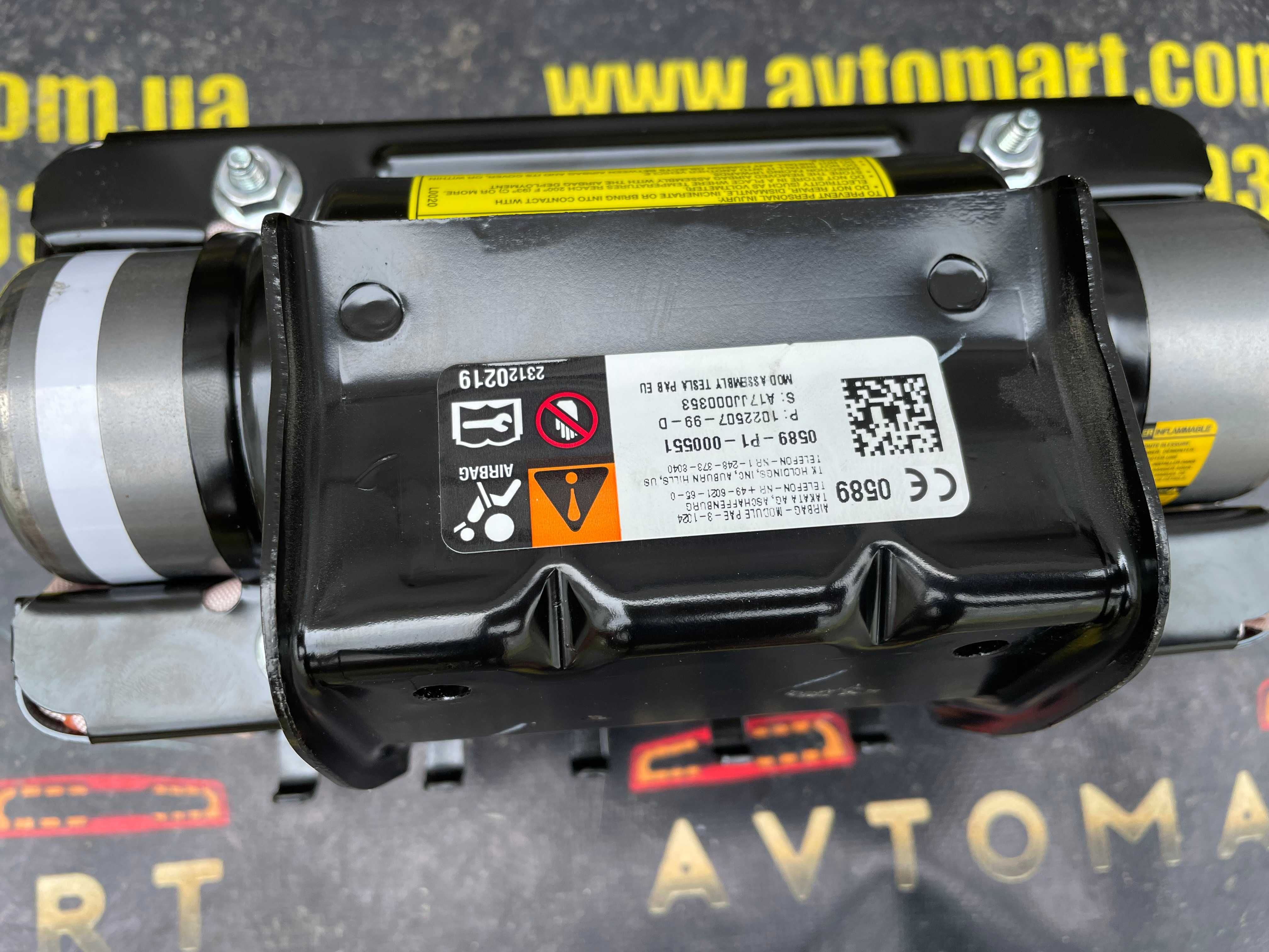 Подушка безпеки пасажира Tesla Model S 1022507-99-D нова оригінал