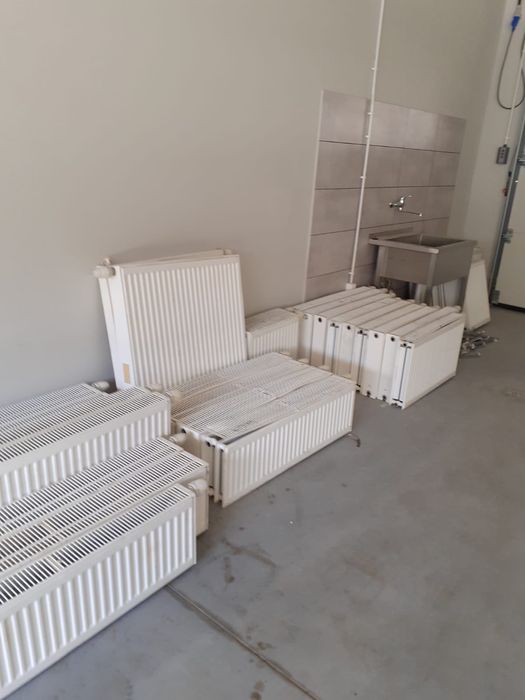 Grzejniki purmo z demontażu, sprawne z głowicami termo danfoss