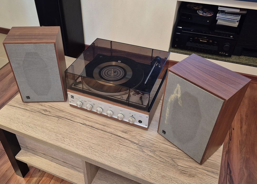 Gramofon Dual HS37 1214 kolumny Dual CL 11