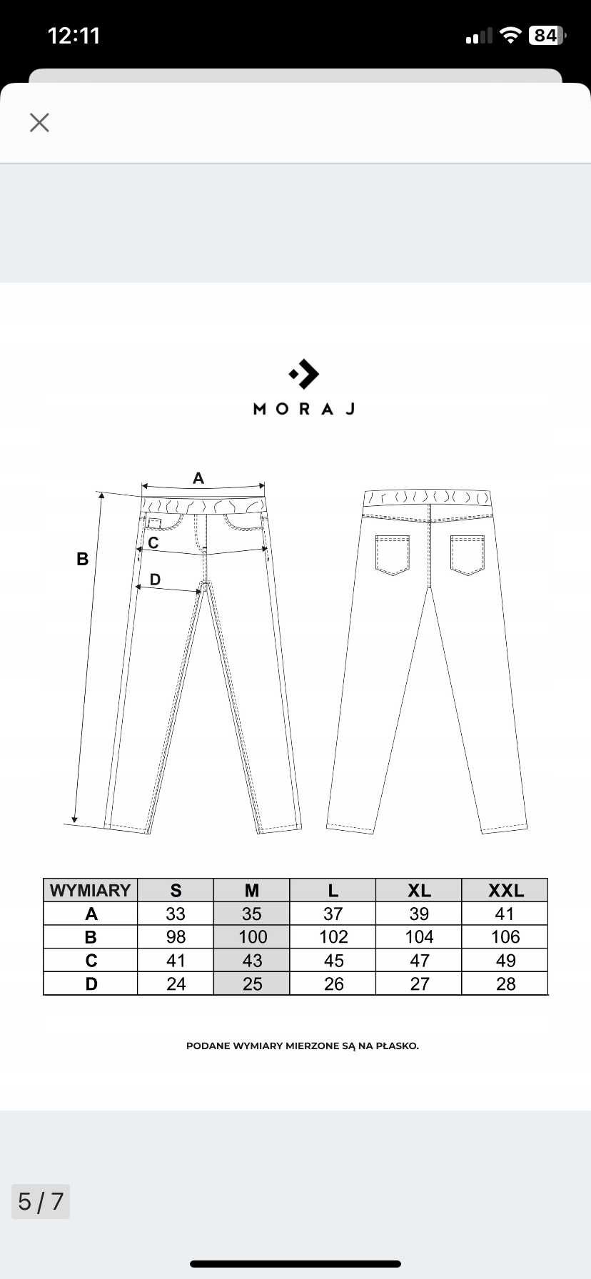 Jeansy Spodnie Skinny z wysokim stanem MORAJ rozm. L