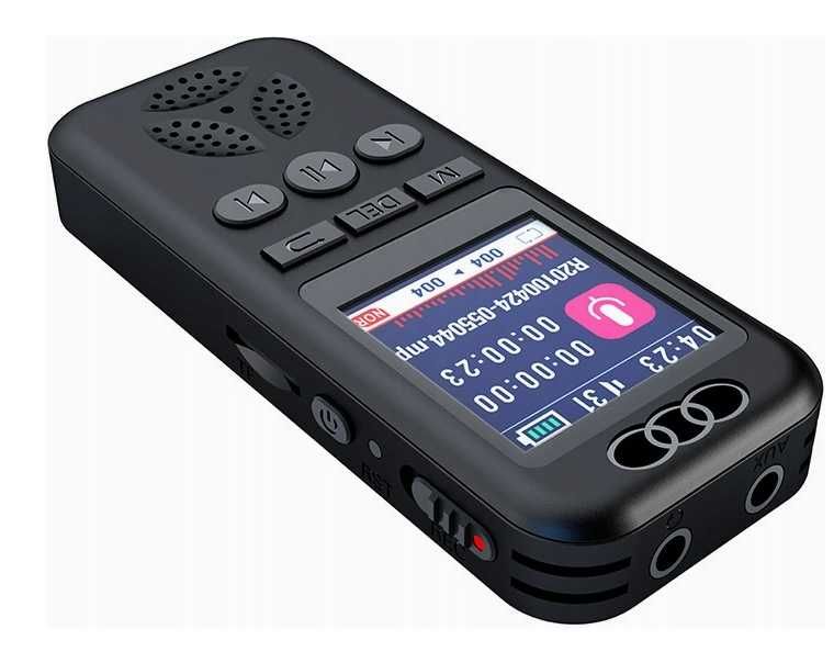 Profesjonalny dyktafon Amoi A2 USB-C,wyświetlacz kolorowy,MP3 ttst1530