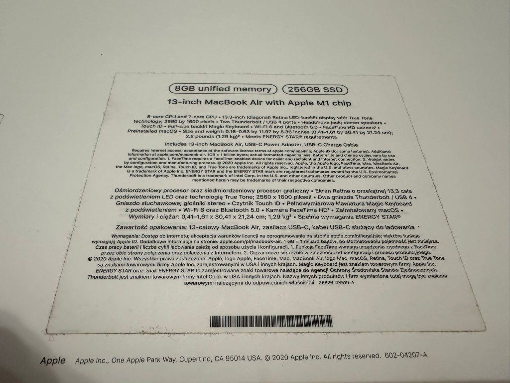 MacBook air 13 m1 rose gold