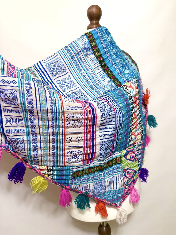 Chusta patchwork boho etno fredzle