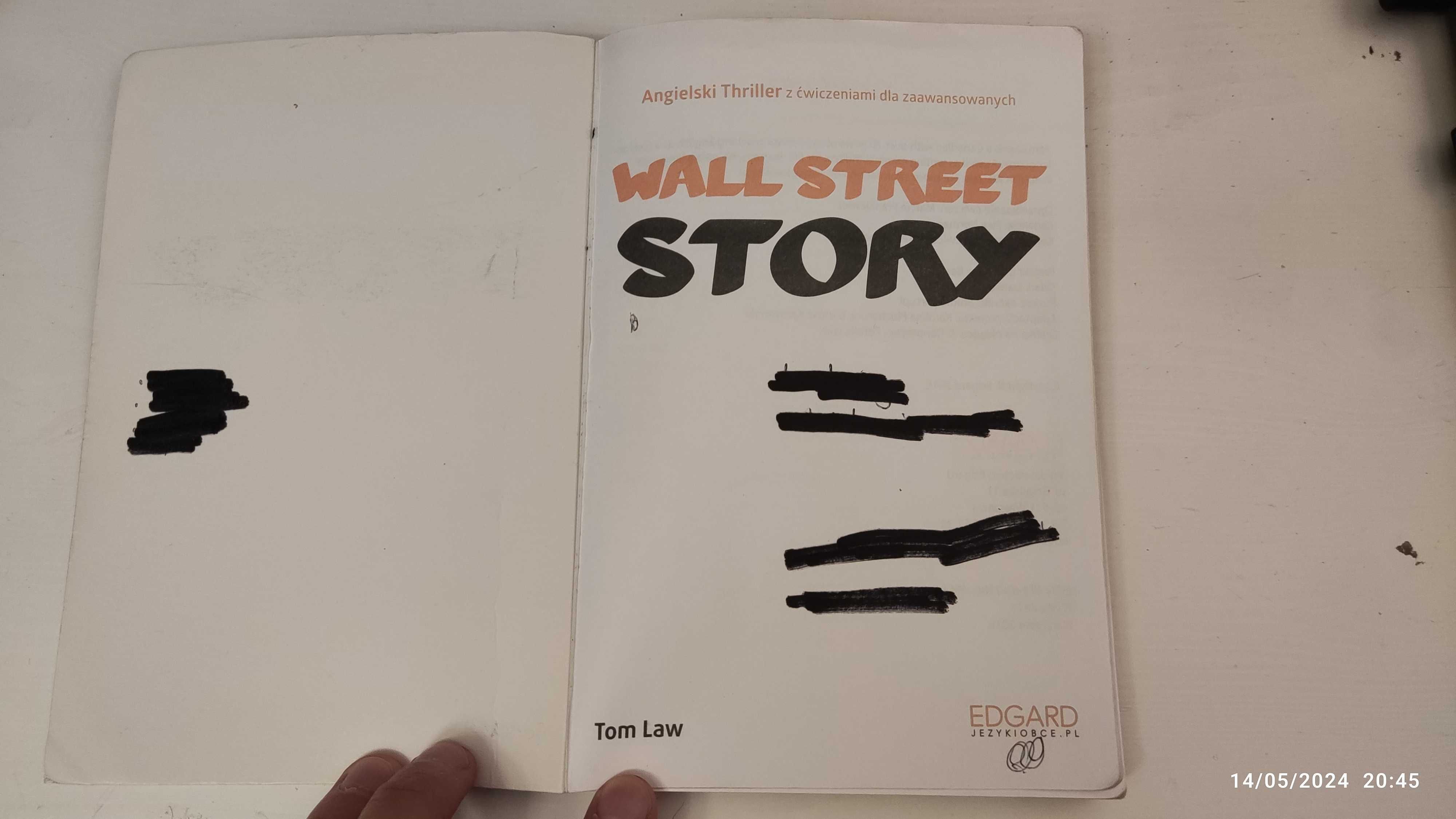 Angielski z ćwiczeniami. Wall Street Story. C1. Tom Law. Okazja !