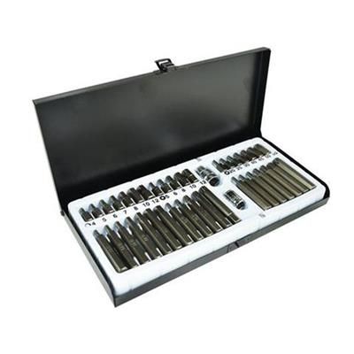 Klucze trzpieniowe imbus Torx Spline CRV 40el Geko