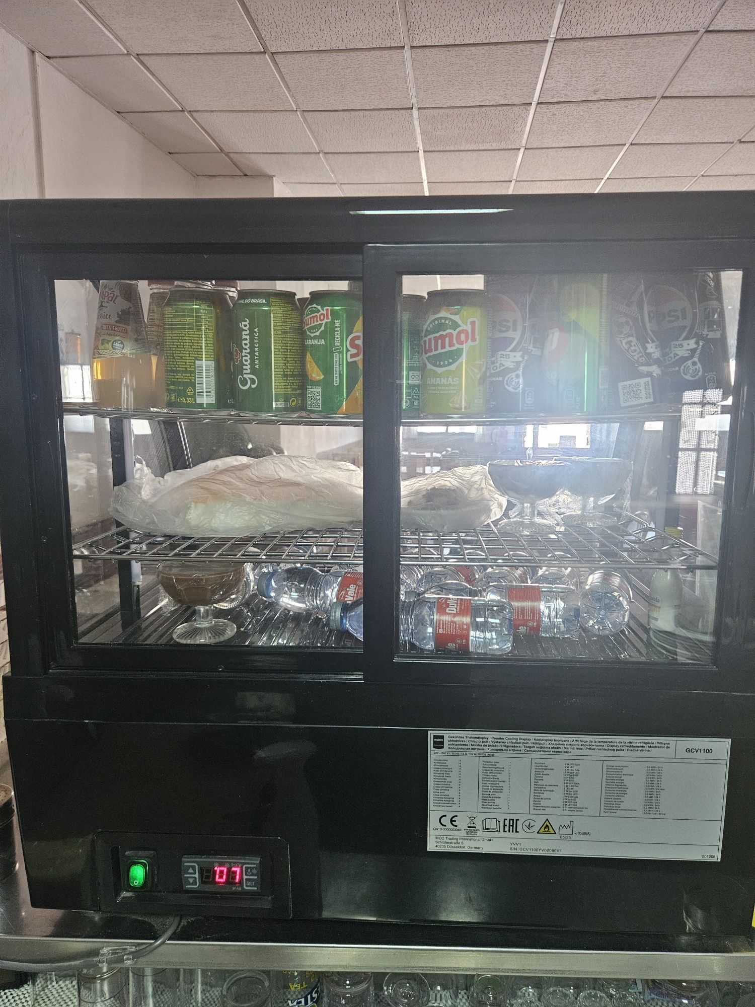 Vitrine expositor 100l