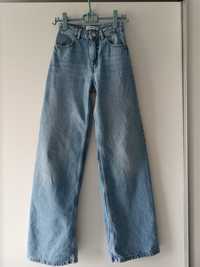 Spodnie jeans dżinsowe baggy niebieskie stan idealny