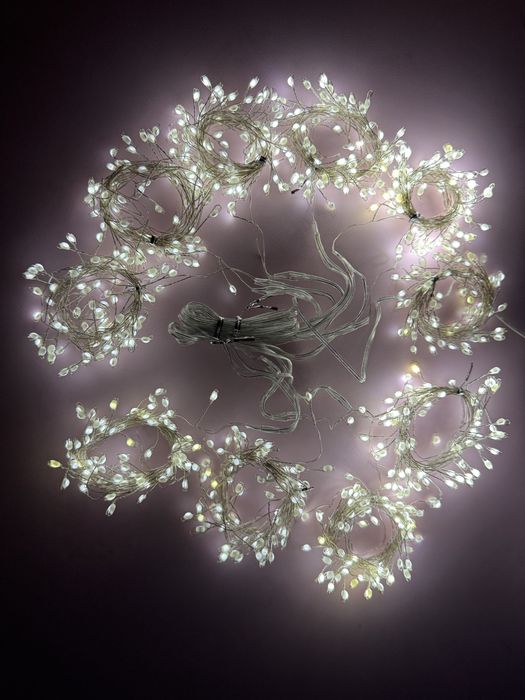 Штора мишура 3*2 м 600 LED и 3*3 м 800 LED микс видов от usb