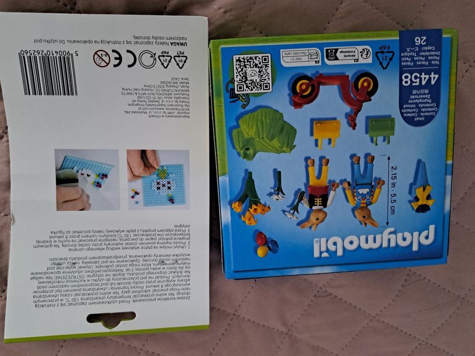 Playmobil zestaw zajac krolik wielkanoc układanka koraliki nowe