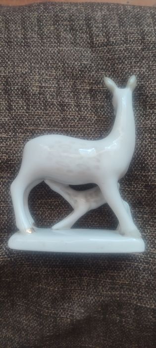 Фігурка "" Олени"" форфоровая завод Полонне 1950-1960