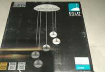 Lampa wisząca eglo lombes brw black red white
