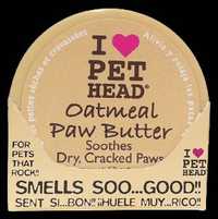 Paw Butter Oatmeal (I Love Pet Head) - creme para as patinhas