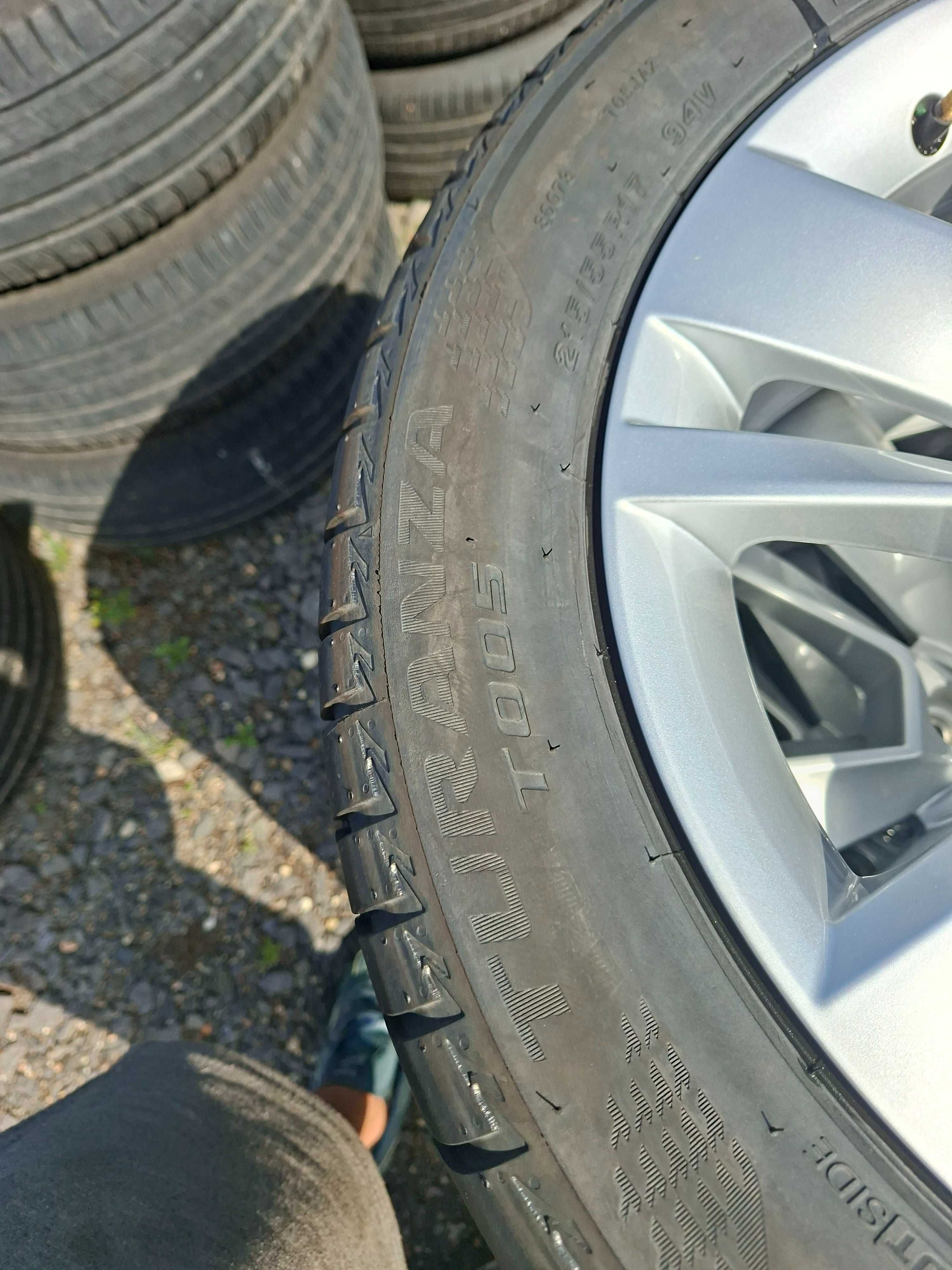[L7] NOWE DEMO OPONY LETNIE 17'' 215/55R17 94V BRIDGESTONE Turanza 005