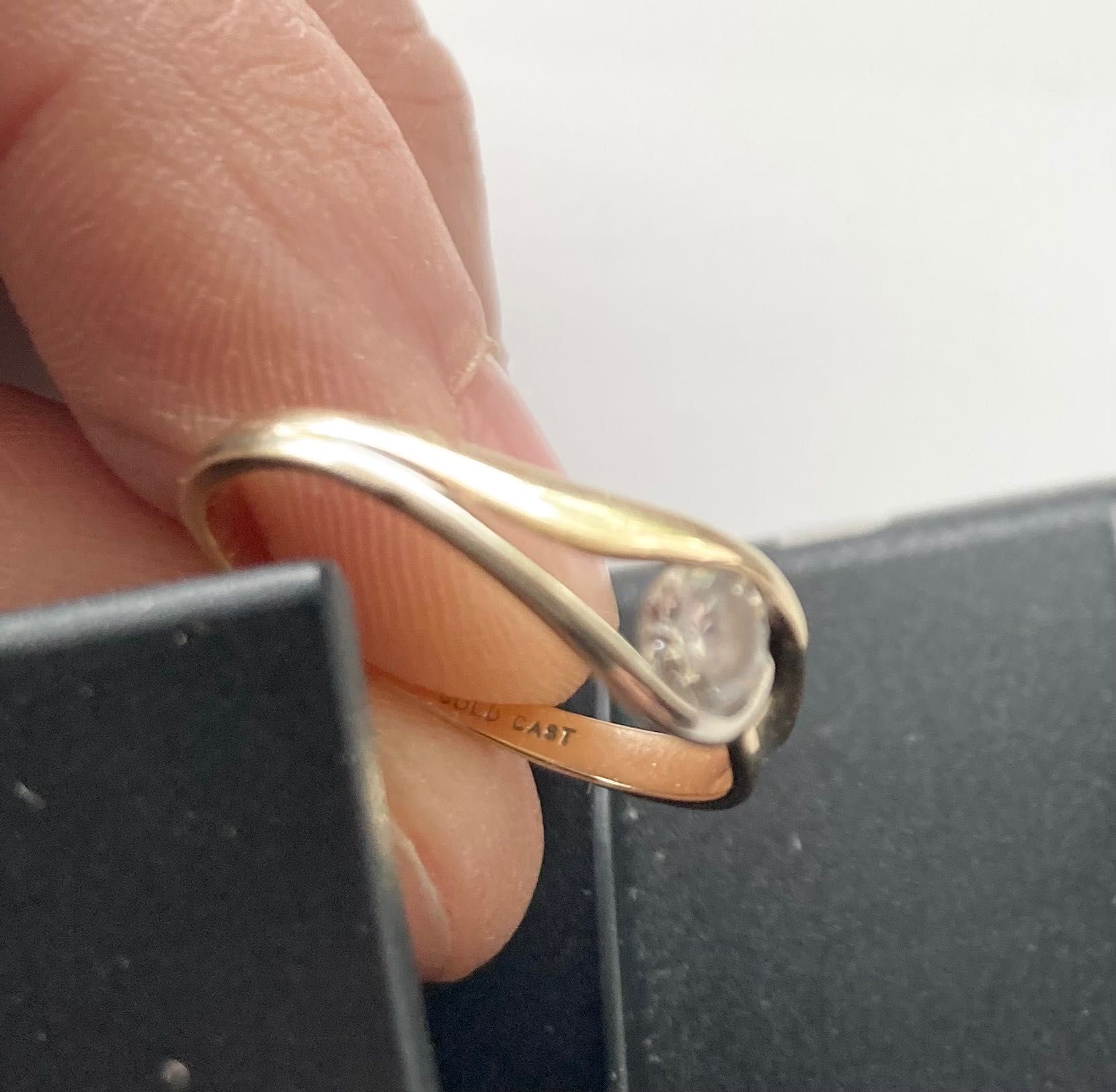 золотое обручальное кольцо 2,1 грамм золото проба 585 Gold Cast
