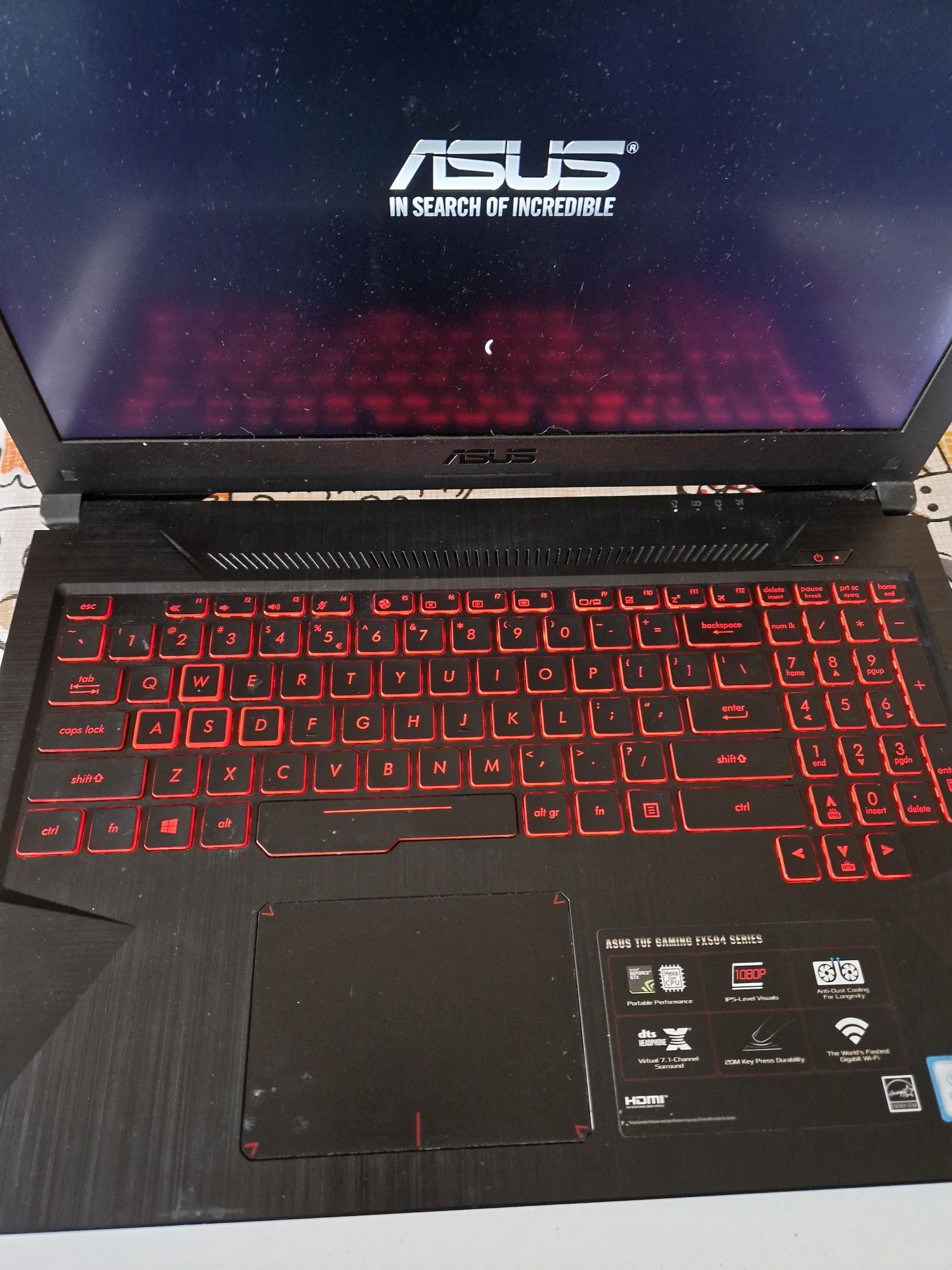 Laptop Asus tuf gaming FX504G