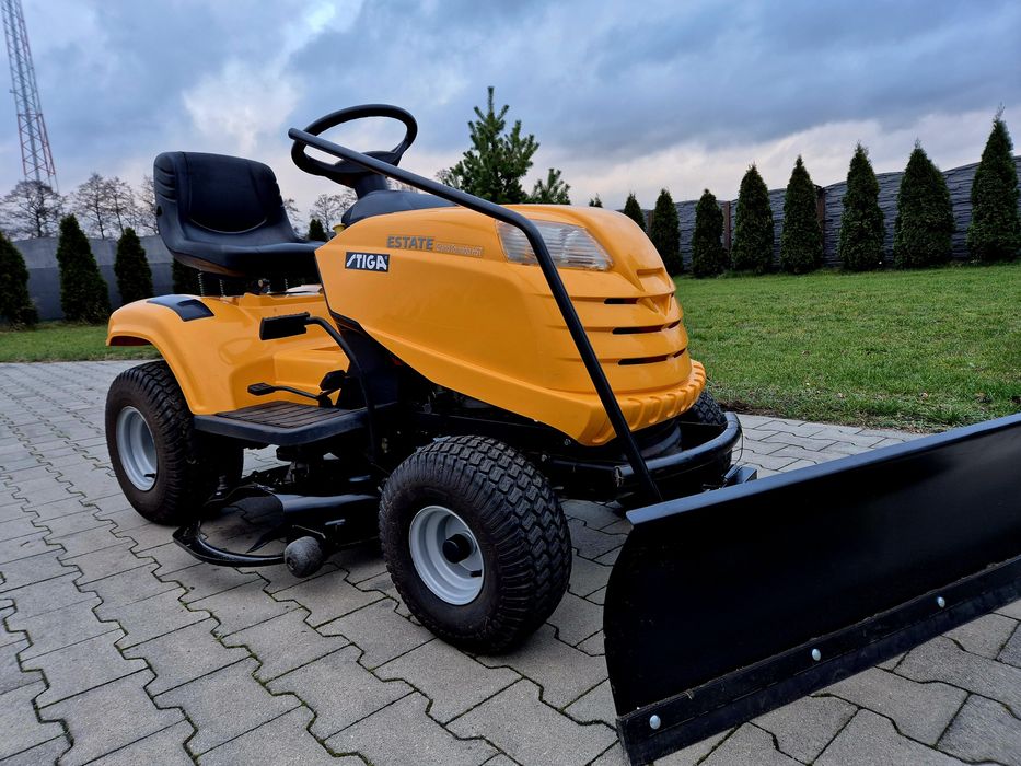 Traktorek Kosiarka STIGA tornado 18.5 KM Pług