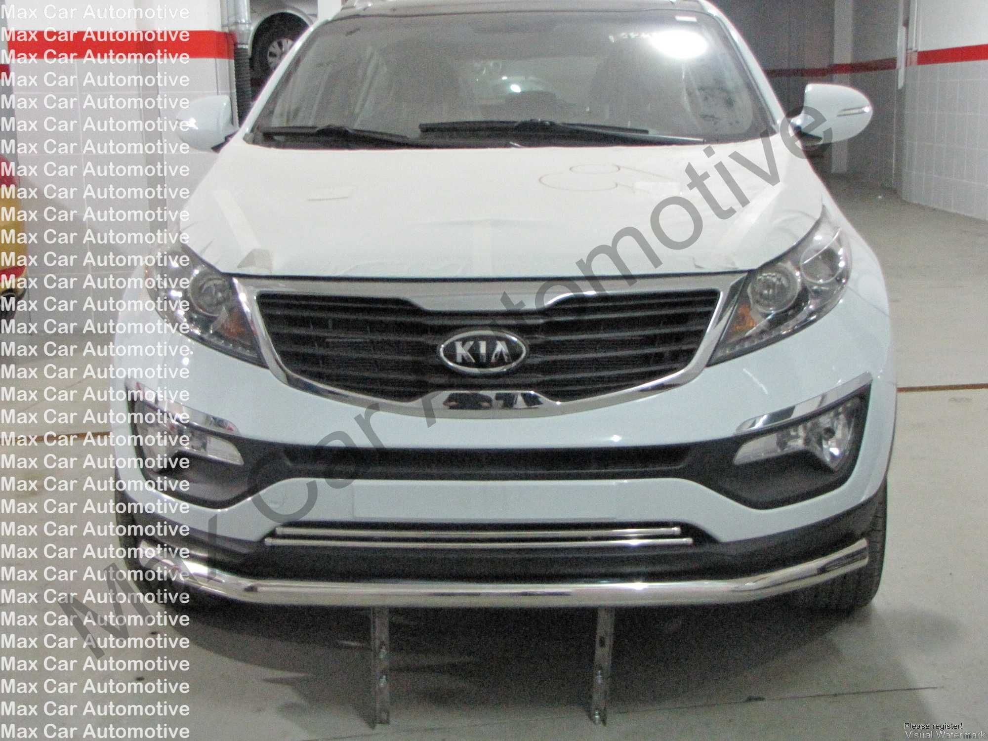 Кенгурятник KIA SPORTAGE 2004+ 2018+  Захист переднього бампера