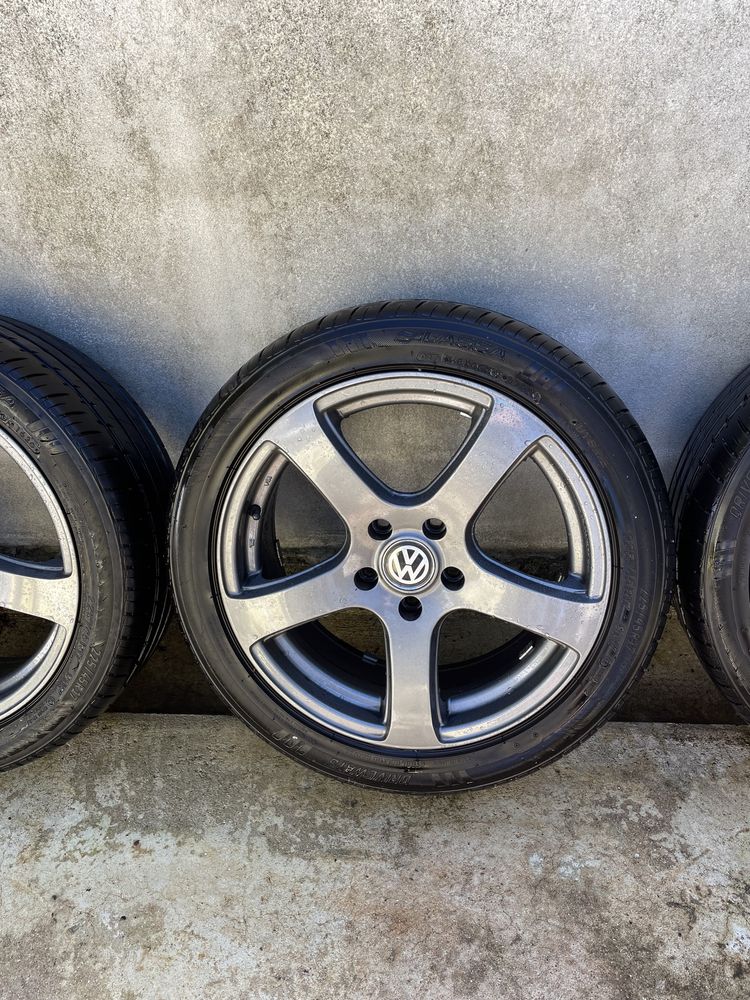 Jantes VW 17’’ 5x112 com pneus novos!!