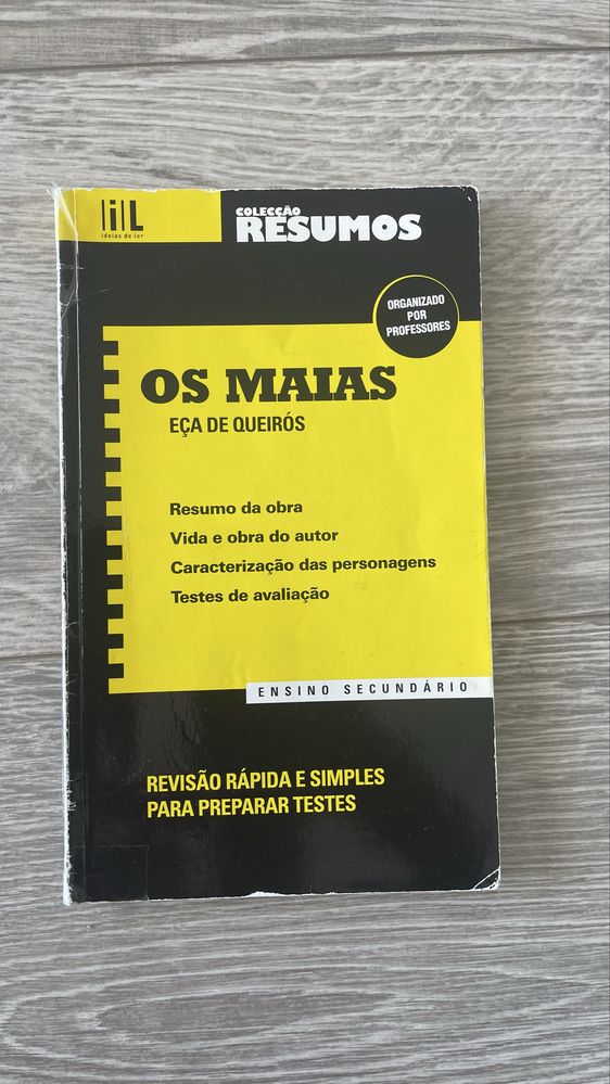 Livro de resumos Os Maias