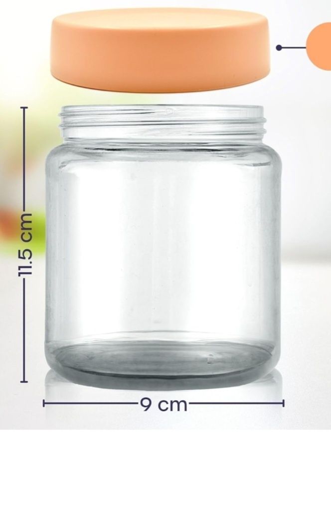 Pojemnik na jogurty OWSIANKĘ salatke z pokrywą 500ML 2 sztuki