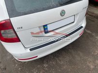 Накладка на задний бампер Skoda Octavia A5 Fl Combi / Sedan / Lift