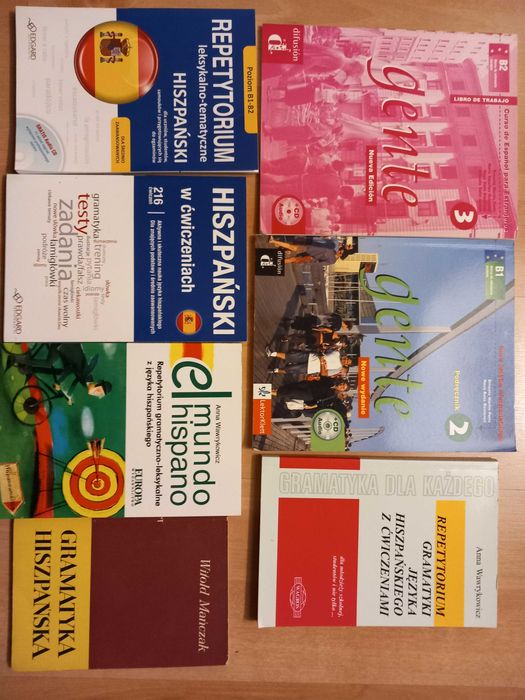 Kurs języka hiszpańskiego repetytorium ćwiczenia podręczniki gramatyka