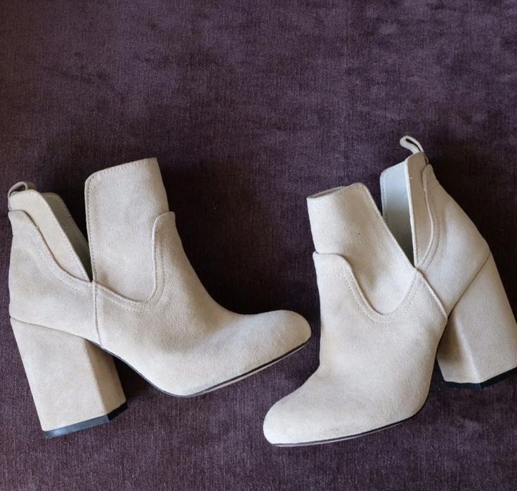 стильні ботильйони з натуральної замші