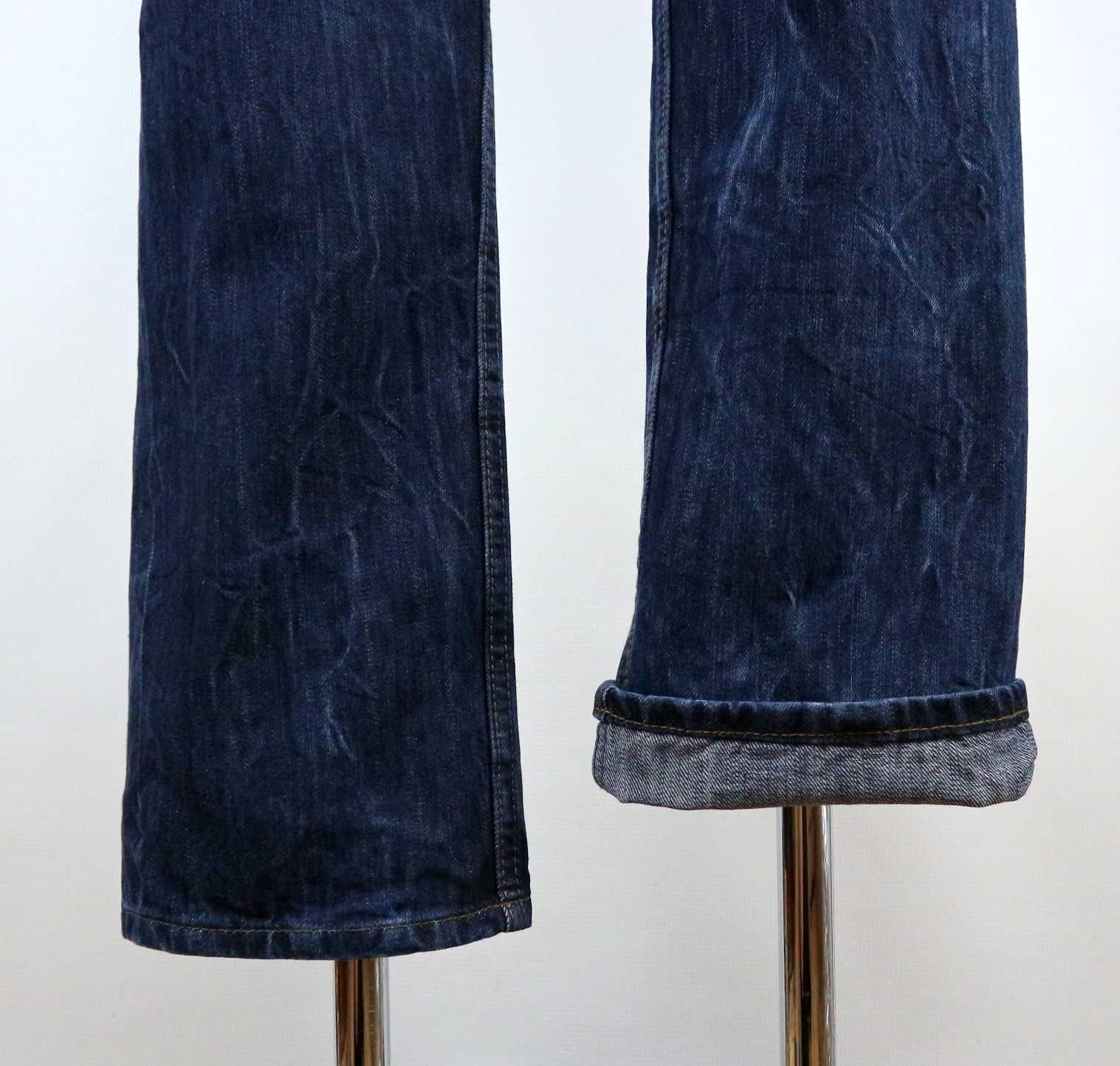Levis 501 spodnie jeansy W31 L34 pas 2 x 39 cm