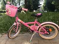 Rower Btwin Princess,  16 cali, dla dziewczynki.