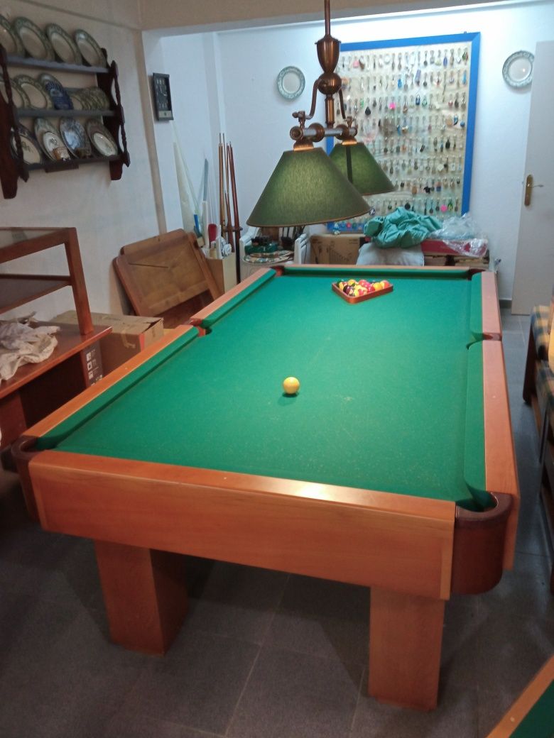 Mesa snooker e bilhar semi nova