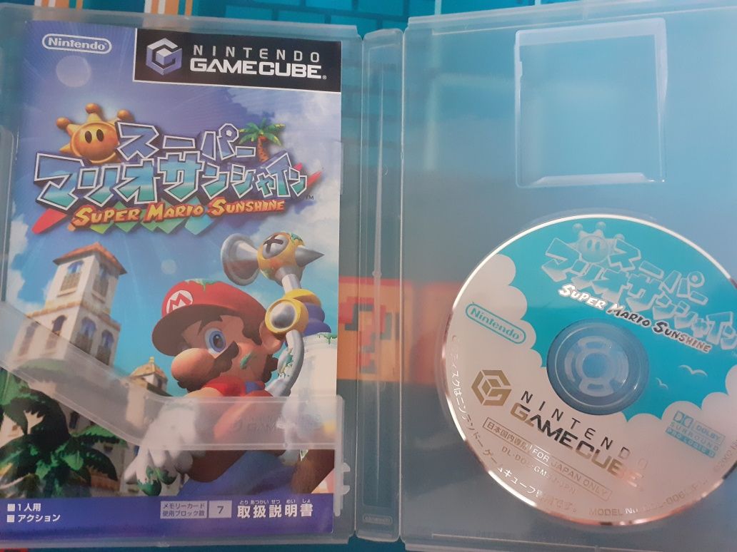 Nintendo gamecube jogos Mario