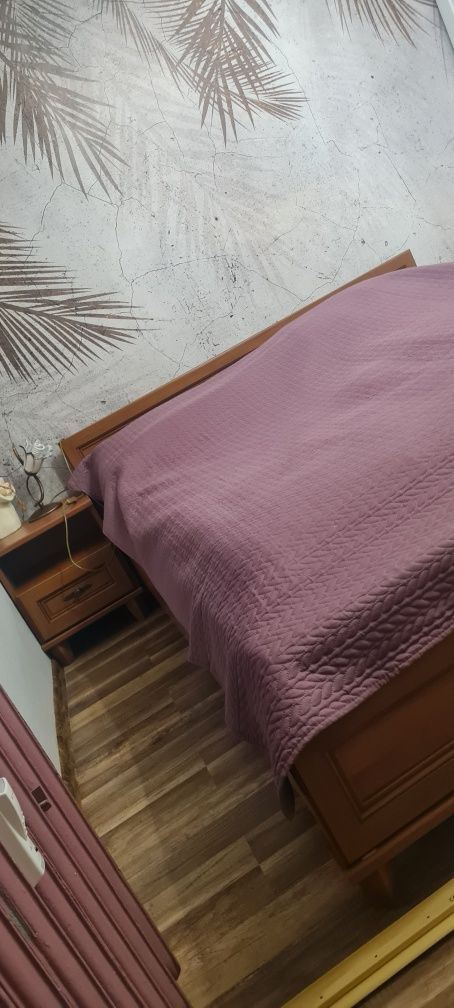 Meble do sypialni BRW New York: łóżko, szafka nocna