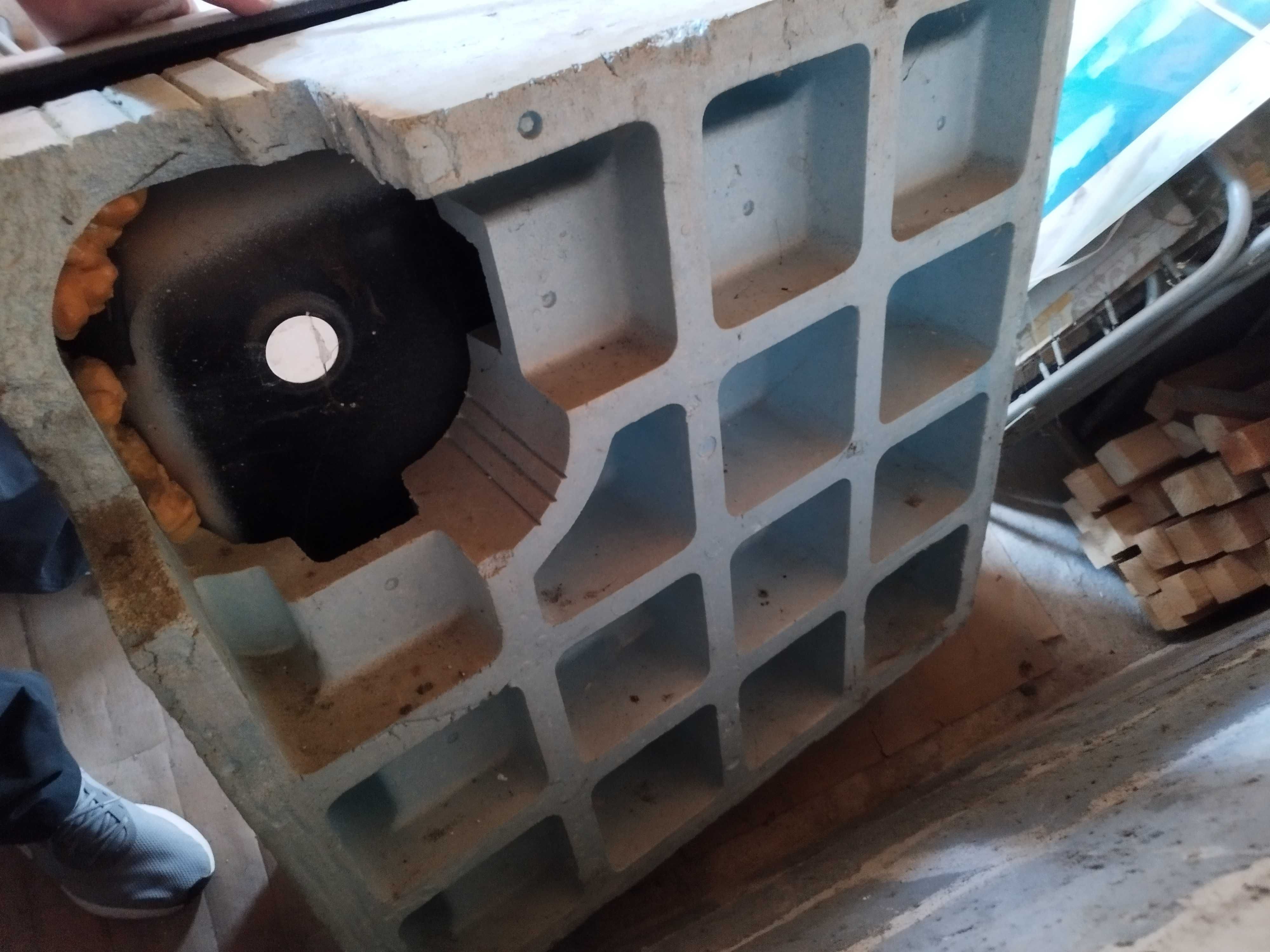 Brodzik metalowy emaliowany 90 cm
