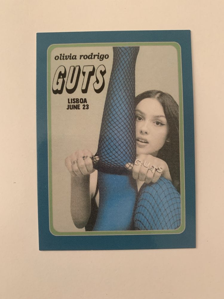 Olivia Rodrigo trading card